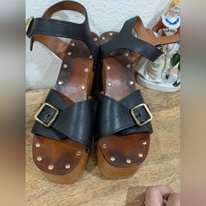 CELINE Vintage Platform Sandals